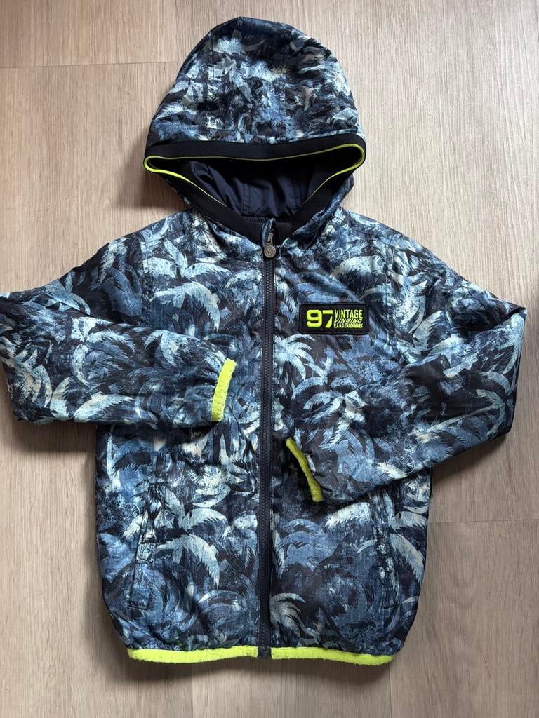 Jas omkeerbaar 8 jaar jongen, Kinderen en Baby's, Kinderkleding | Maat 128, Gebruikt, Jongen, Jas, Ophalen