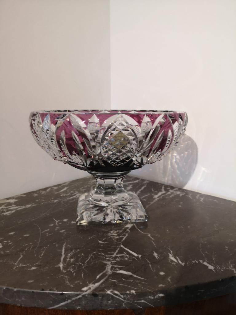 coupe cristal Val st Lambert, Antiquités & Art, Antiquités | Verre & Cristal, Enlèvement