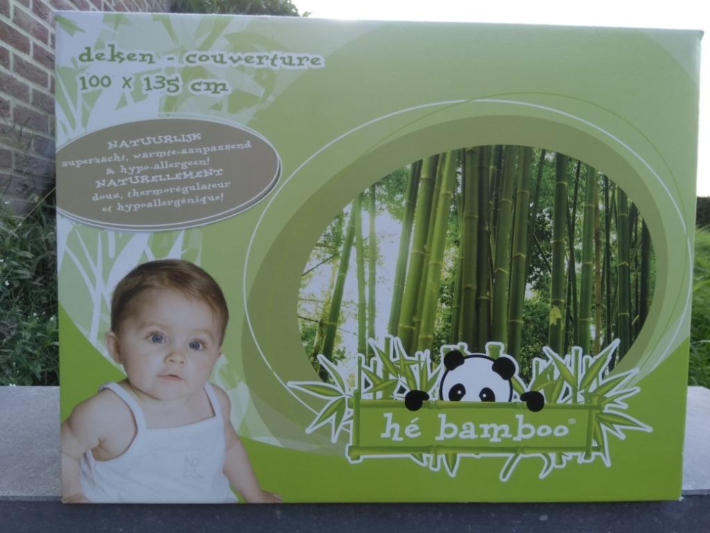 Deken voor kinderbed Hé Bamboo 100x135, Ophalen of Verzenden, Gebruikt, 100 cm of meer, Deken