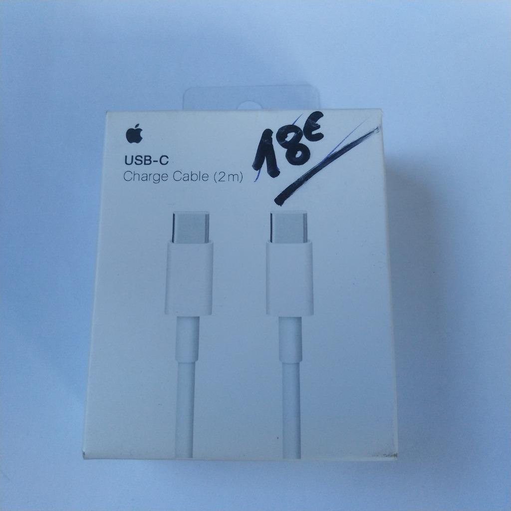 Câble de charge Apple USB-C 2 m Blanc- MLL82ZM-Neuf emballé, Télécoms, Téléphonie mobile | Chargeurs pour téléphone, Enlèvement