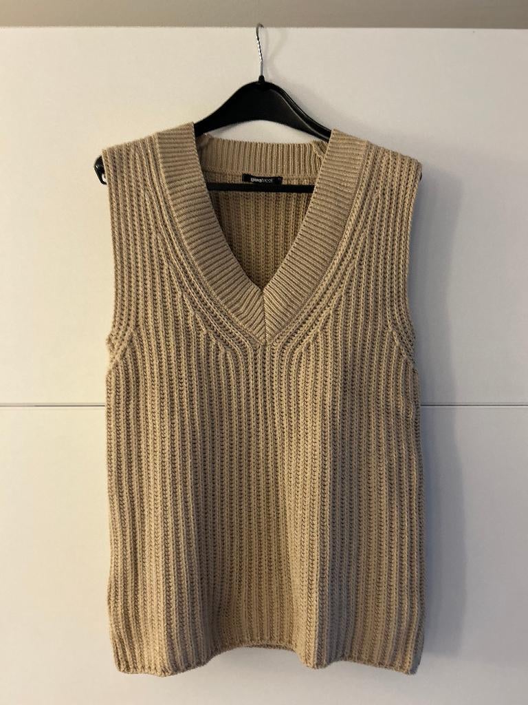 Gina Tricot beige debardeur, Beige, Ophalen of Verzenden, Zo goed als nieuw, Gina tricot