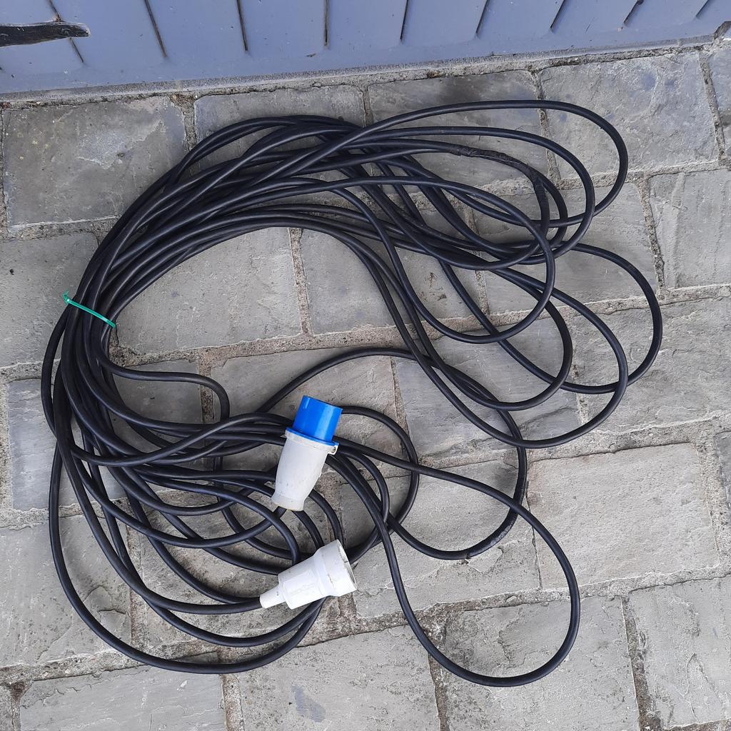 Cee 220 volt snoer 16 m, Caravans en Kamperen, Ophalen of Verzenden, Zo goed als nieuw