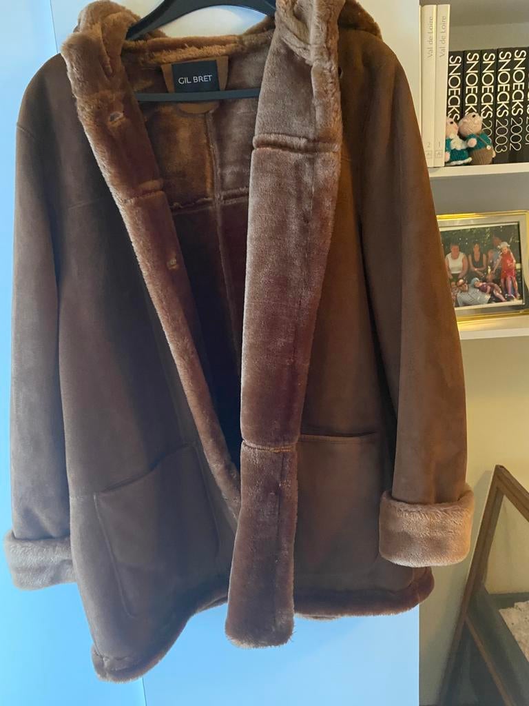 Mouton voor dames, Enlèvement, Comme neuf, Taille 46/48 (XL) ou plus grande, Brun