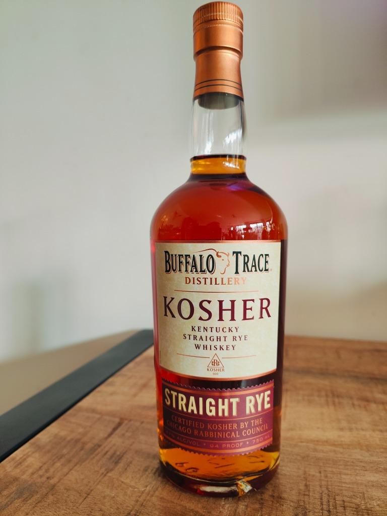 Recette de seigle pur casher Buffalo Trace 94 Proof/ 47 % 75, Collections, Vins, Neuf, Autres types, Autres régions, Pleine, Enlèvement ou Envoi