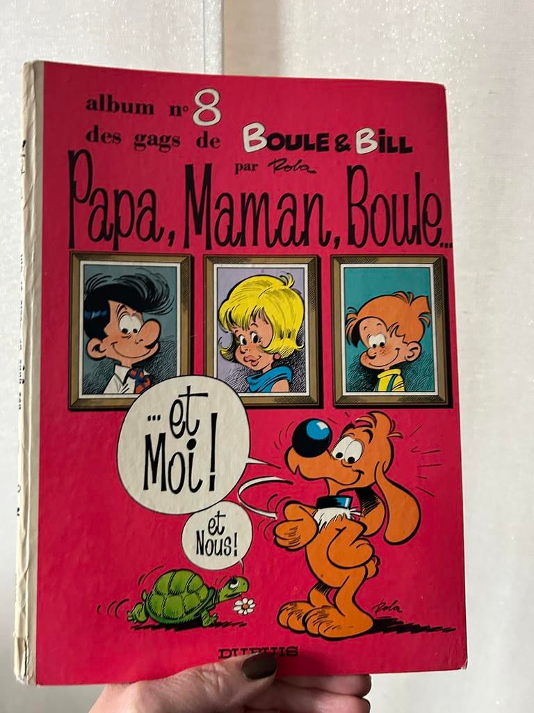 Boule et Bill-8-EO 1972 Papa, maman, Boule.. BDM150€, Livres, BD, Enlèvement ou Envoi