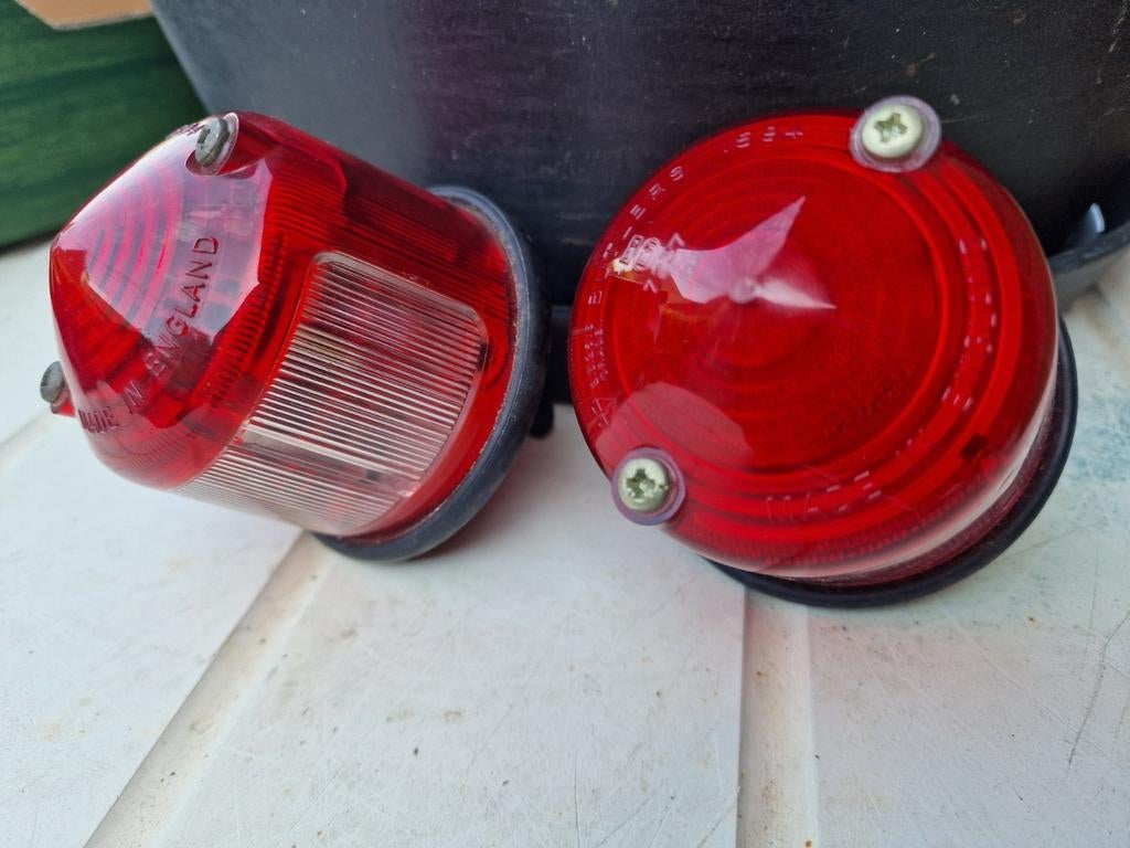 Bedford '60, '70 Achterlicht bliksemplaat, Motoren, Ophalen of Verzenden
