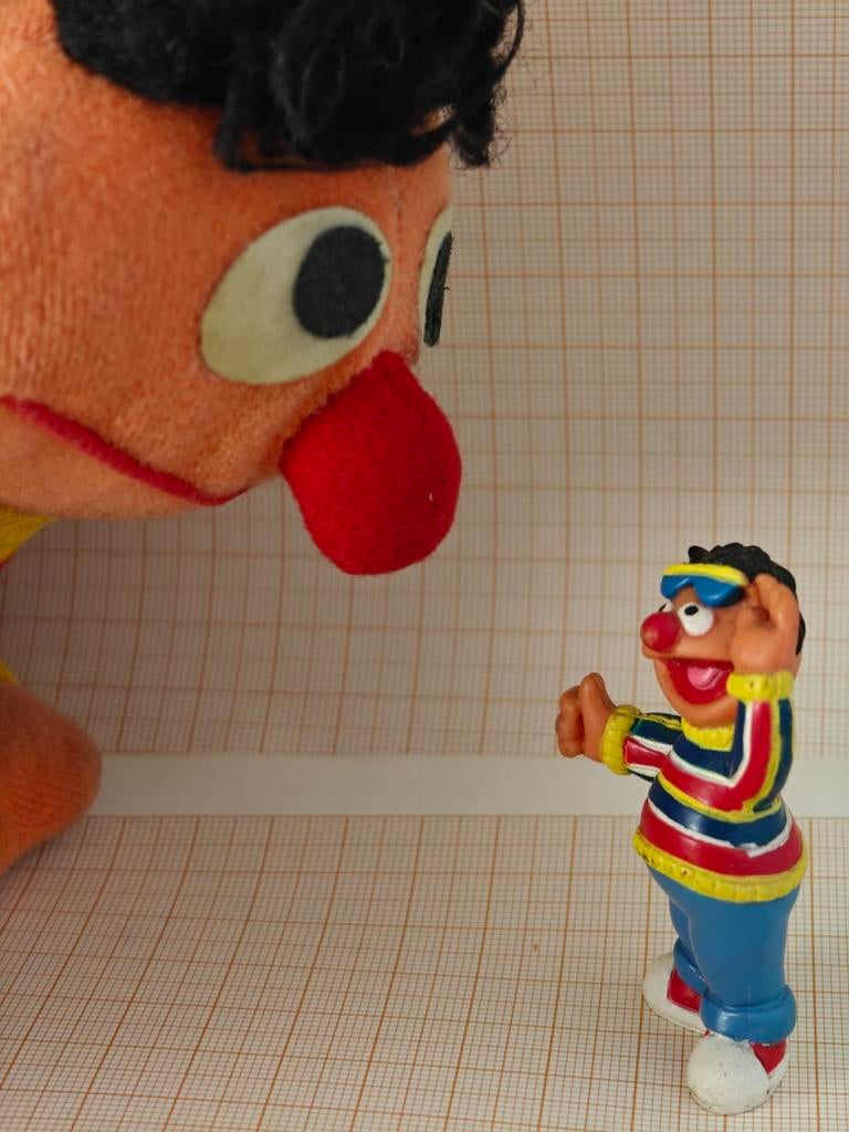 Ernie poppetje en knuffel, Verzamelen, Ophalen of Verzenden, Gebruikt