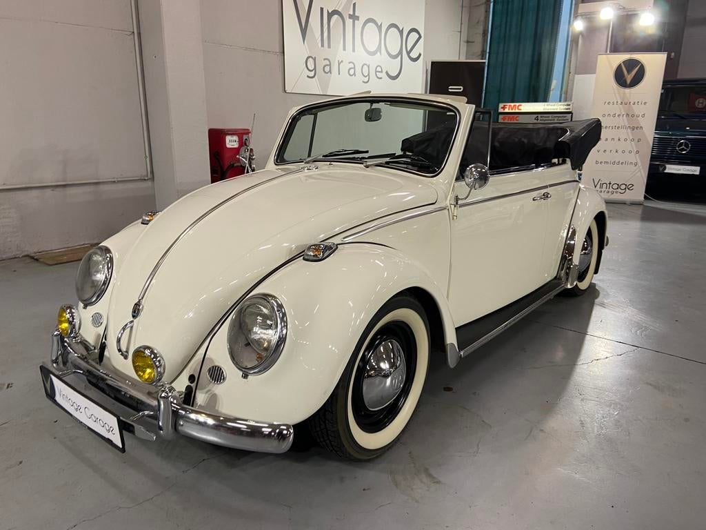 VW Kever Cabrio - 1966, Auto's, 4 zetels, Achterwielaandrijving, 4 cilinders, Cabriolet