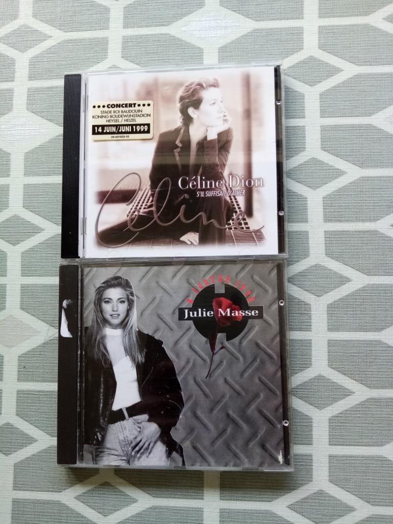 FRANSTALIGE CD's : CELINE DION - JULIE MASSE, Ophalen of Verzenden