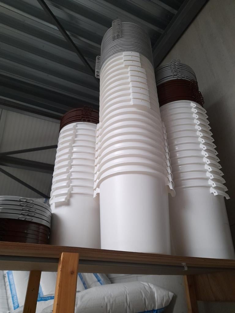 Kleine opbergvatjes/emmers met afsluitbaar deksel, Maison & Meubles, Seaux, Enlèvement, Neuf, Synthétique, Avec poignée