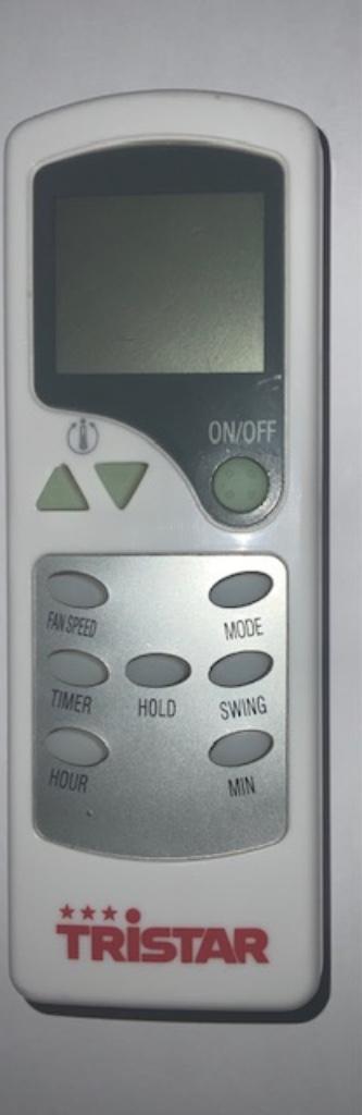 Afstandsbediening voor Airco Tristar, Ophalen, Afstandsbediening