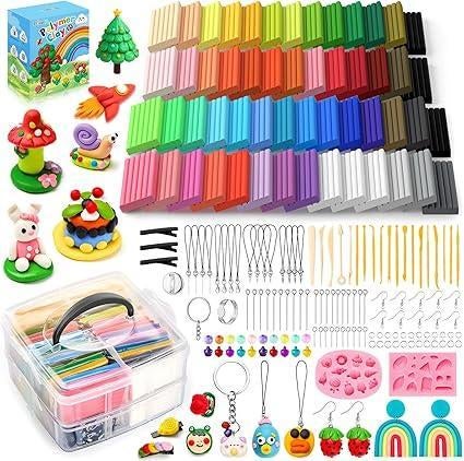 54 stuks gebakken polymeerklei voor kinderen | GRATIS LEV, Hobby & Loisirs créatifs, Poterie, Neuf, -, BRIDOKIT, -