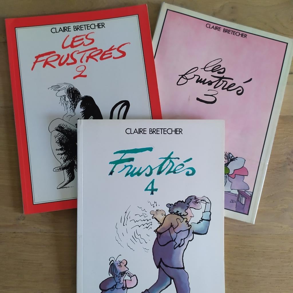 Lot Les Frustrés 2 3 4 Claire Bretecher Re TBE, Boeken, Meerdere stripboeken, Ophalen of Verzenden, Claire BRETECHER