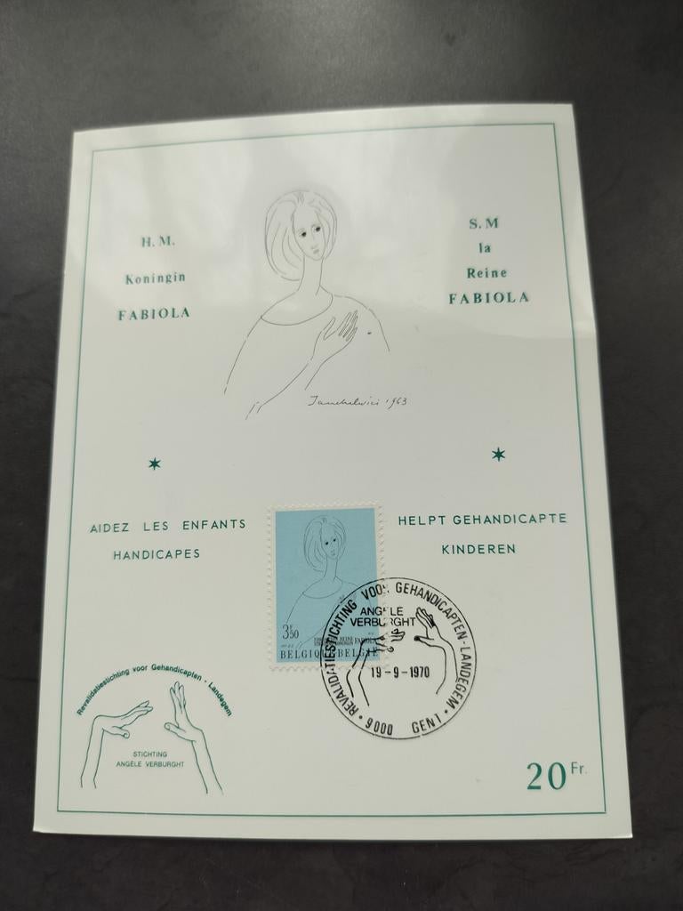 Souvenir koningin Fabiola 1970, Ophalen of Verzenden