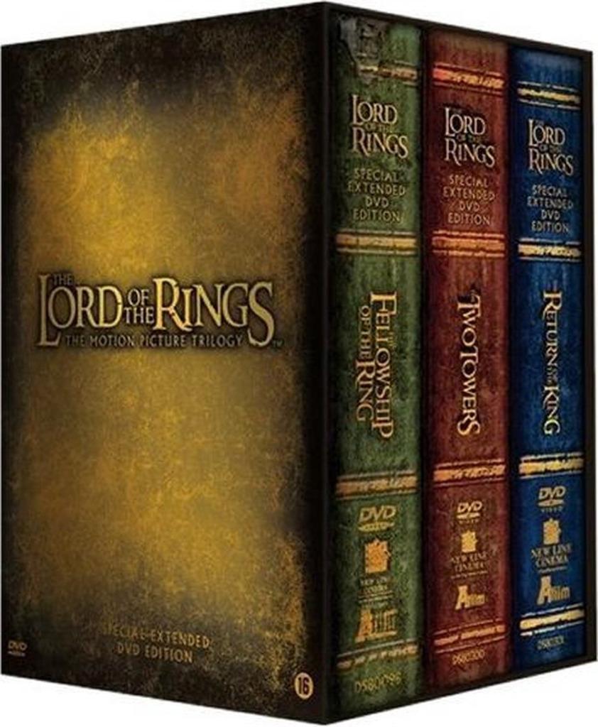 Lord of the Rings DVD Trilogy (extended films), nieuw, Enlèvement ou Envoi, Fantasy, Coffret, Comme neuf