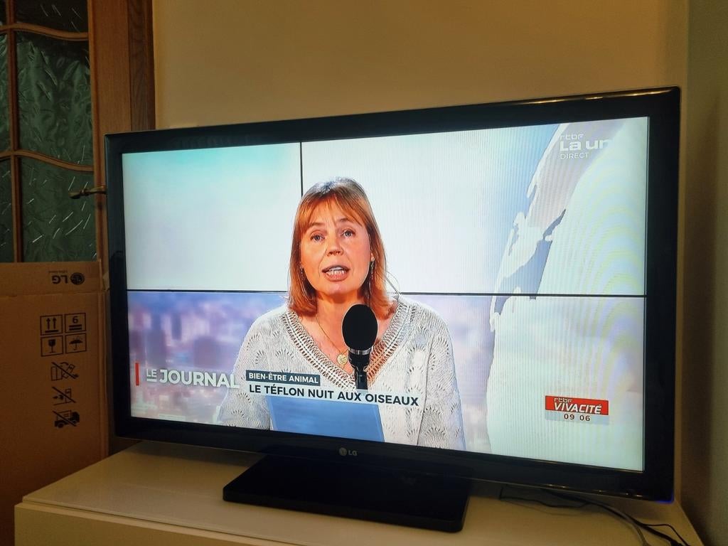 Télévision LG LED 49 pouces – Excellent état avec support, TV, Hi-fi & Vidéo, Enlèvement, LED, LG
