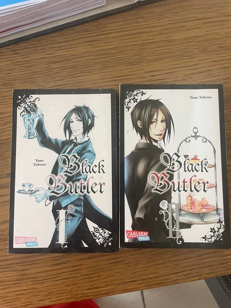 Mangas 1 et 2 de Black Butlers, Livres, Toboso, Yana, Comme neuf, Enlèvement, Plusieurs comics