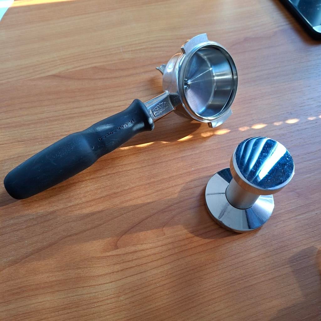 La Marzocco tamper + portafilter origineel, Ophalen of Verzenden