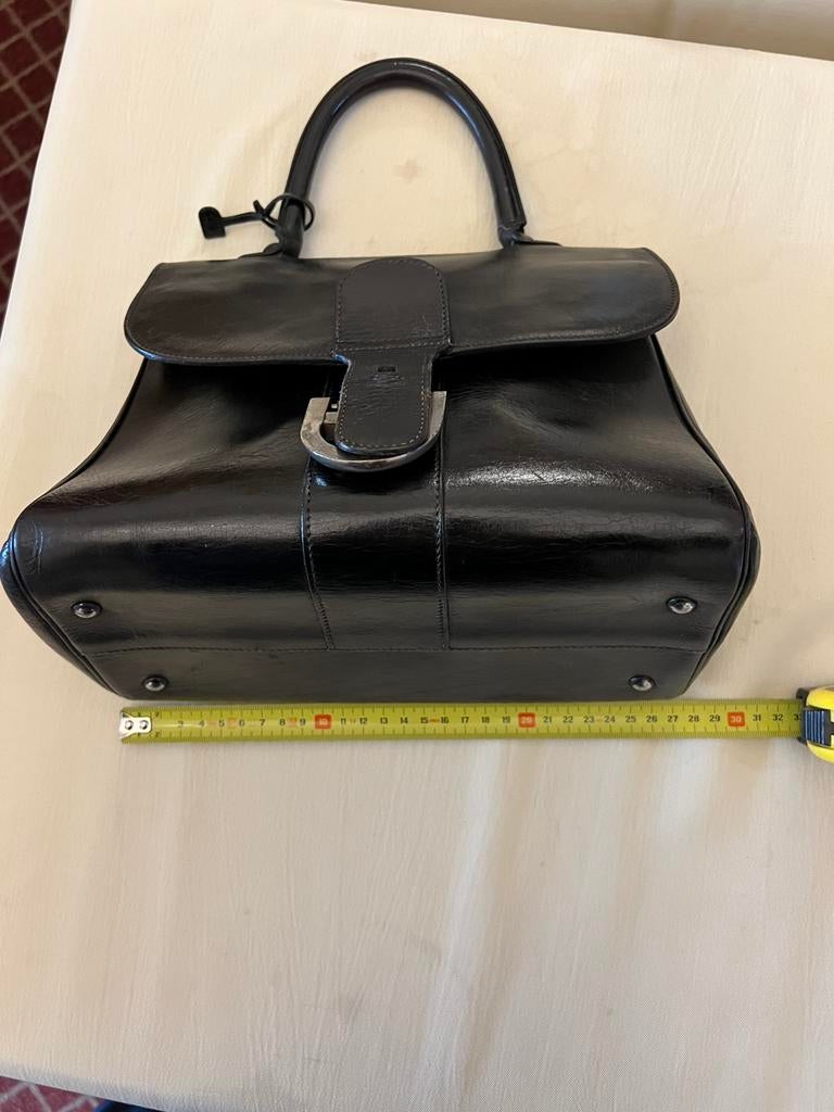 Delvaux brillant mm, Handtassen en Accessoires, Ophalen of Verzenden, Gebruikt, Zwart, Handtas