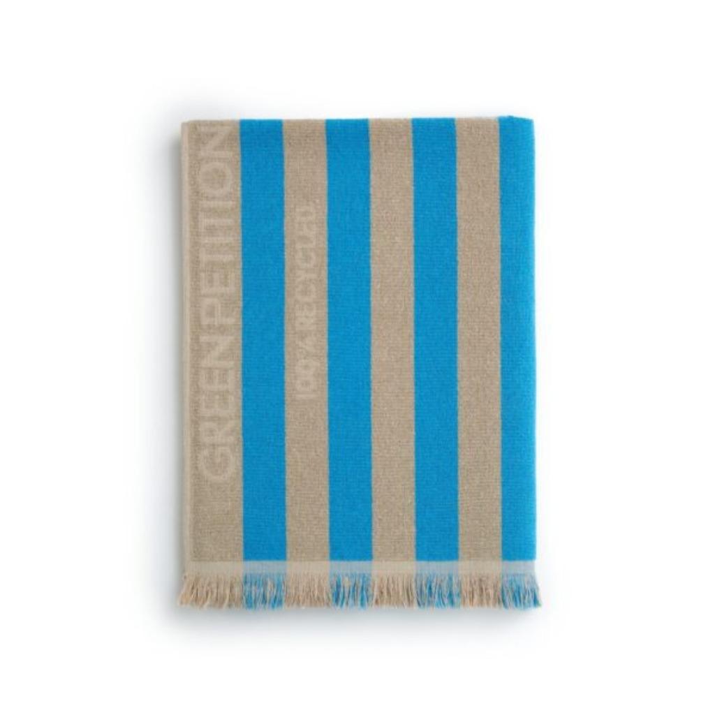 Serviette de plage Maris Laguna- fouta- Green Petition versi, Maison & Meubles, Envoi, Neuf, Bleu, Autres types