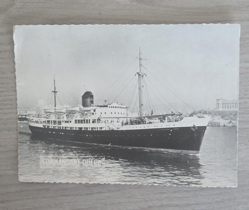 Postkaart schip Cie générale transatlantique, Enlèvement ou Envoi, 1920 à 1940, Non affranchie, Véhicule