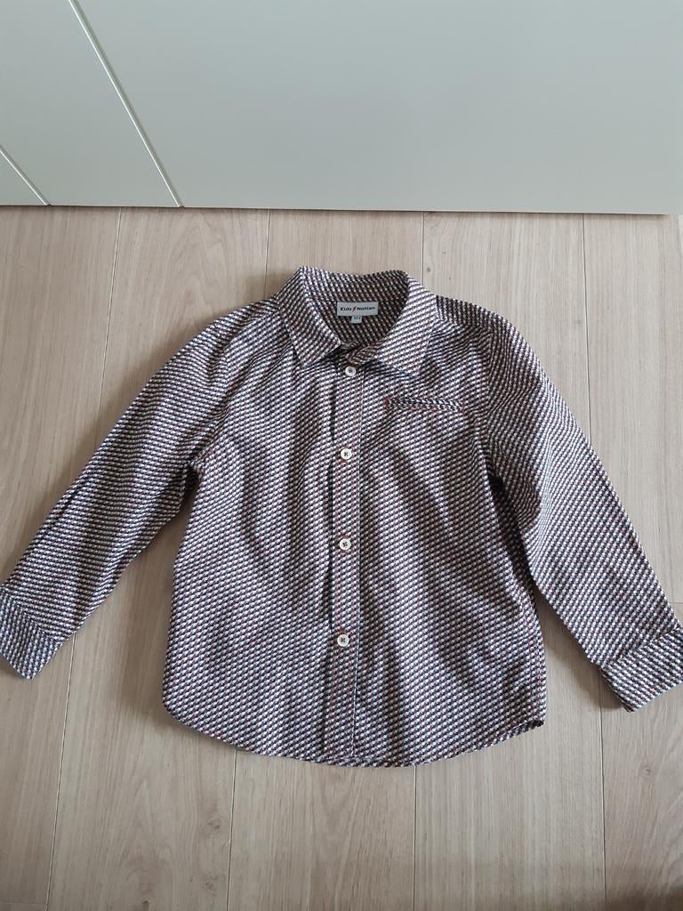Hemd jongen, Kids Nation, maat 104, Kinderen en Baby's, Kinderkleding | Maat 104, Overhemd of Blouse, JBC, Ophalen of Verzenden