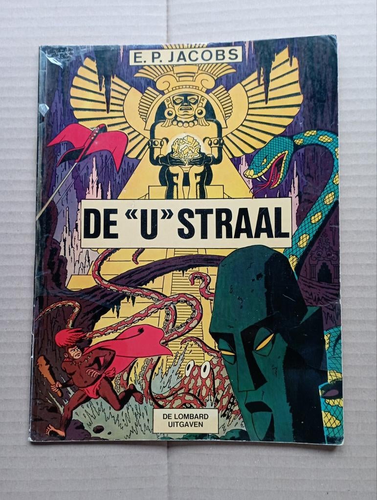 De "U" straal - Edgar P. Jacobs (1974), Gelezen, Edgar P. Jacobs, Eén stripboek, Ophalen of Verzenden
