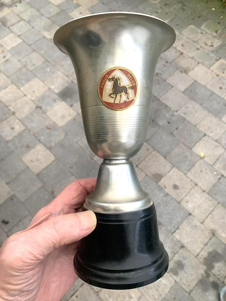 Anglo Pils beker zeldzaam, Verzamelen, Biermerken, Ophalen of Verzenden