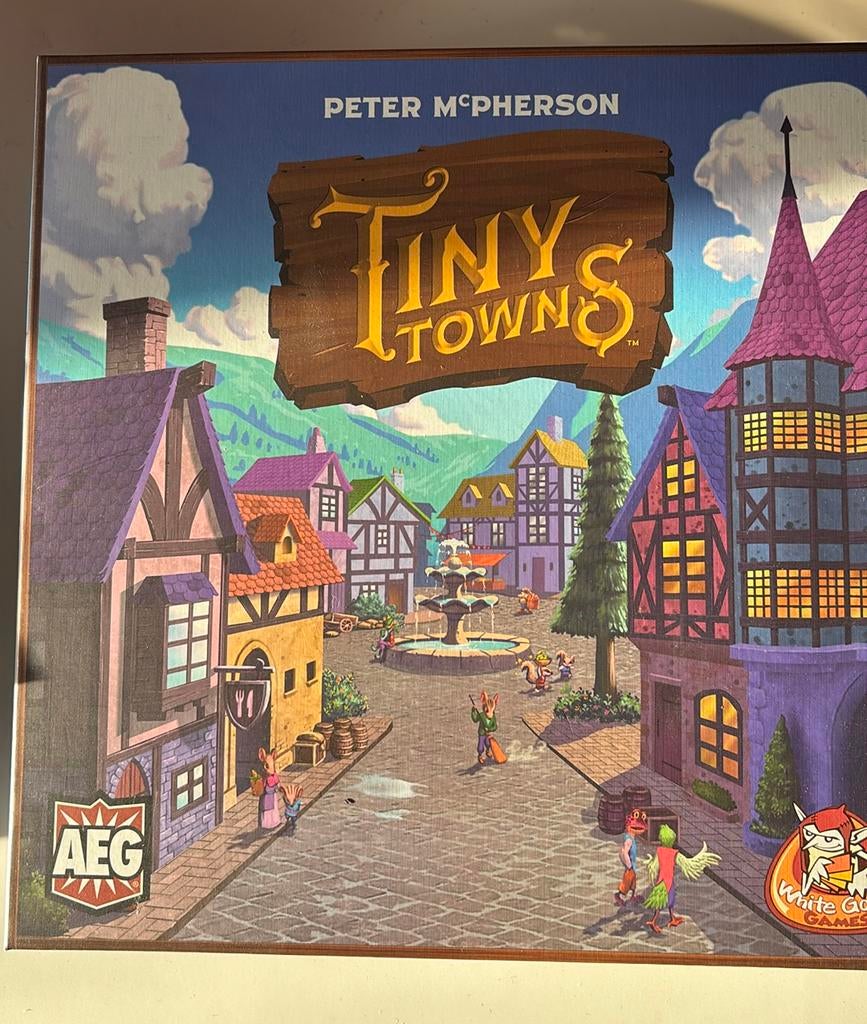 Tiny towns - White goblin games, Hobby en Vrije tijd, Gezelschapsspellen | Bordspellen, Ophalen, Zo goed als nieuw