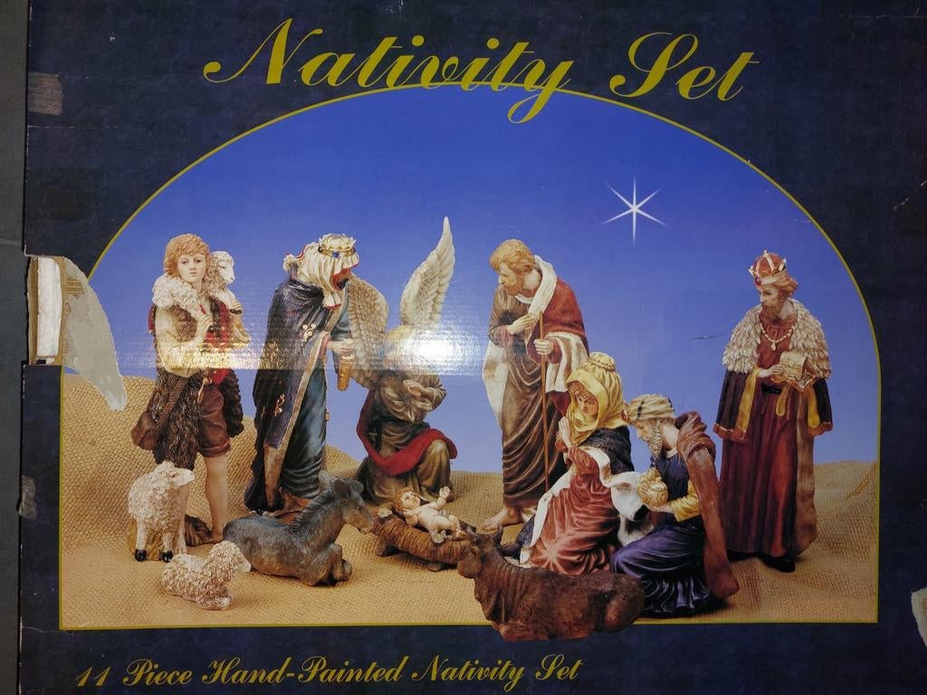 Kerststal beelden groep polystone, Diversen, Kerst, Ophalen
