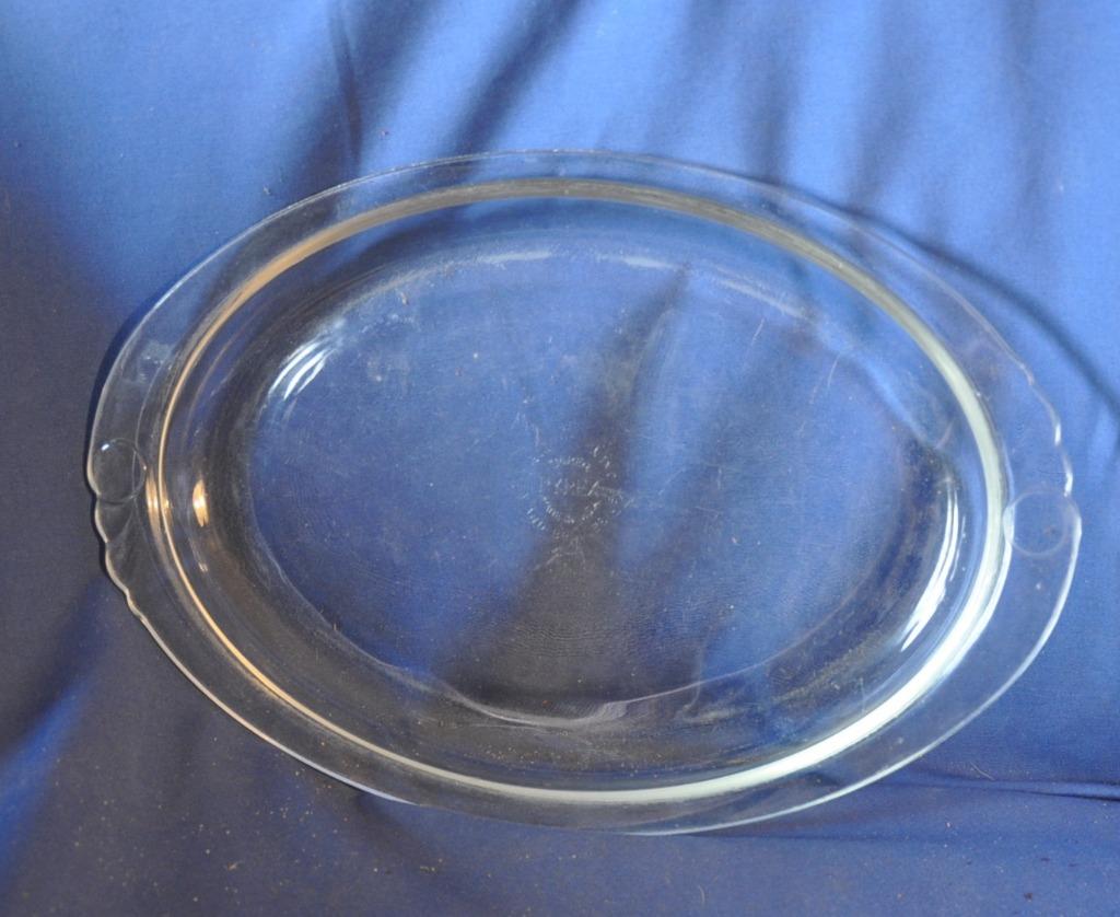 plat ovale en pyrex, Enlèvement ou Envoi, Utilisé, Verre, Autres types