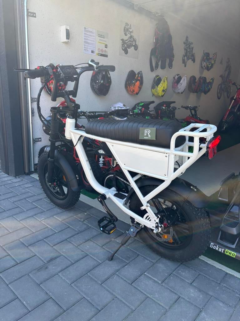 White Edition Fatbike Ouxi C63 Mini Nieuw in Zwart&Wit 2025!, Nieuw