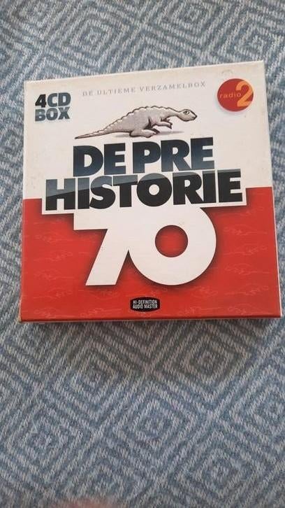 4CD box DE PRÉHISTORIE 70, Cd's en Dvd's, Cd's | Verzamelalbums, Zo goed als nieuw, Pop, Ophalen of Verzenden