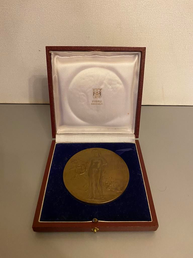 Erepenning stad Gent, Postzegels en Munten, Ophalen of Verzenden, Brons