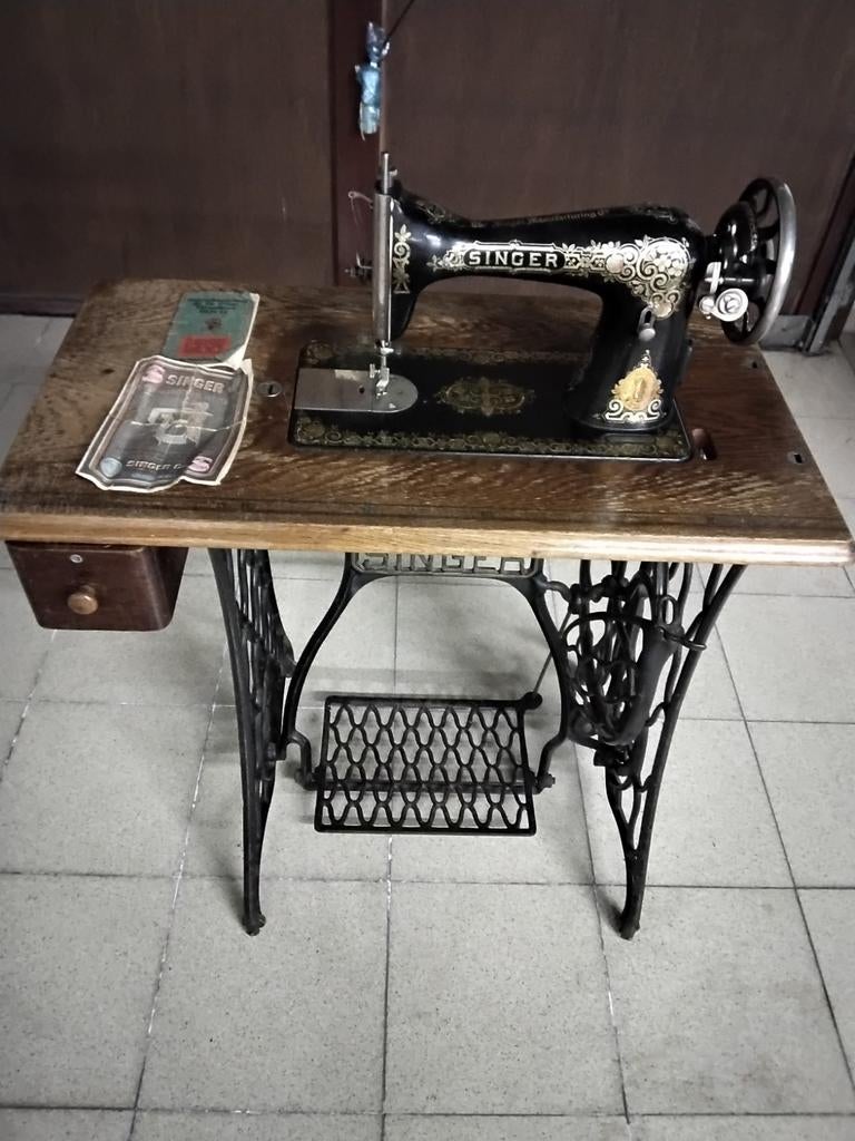 Naaimachine, Ophalen