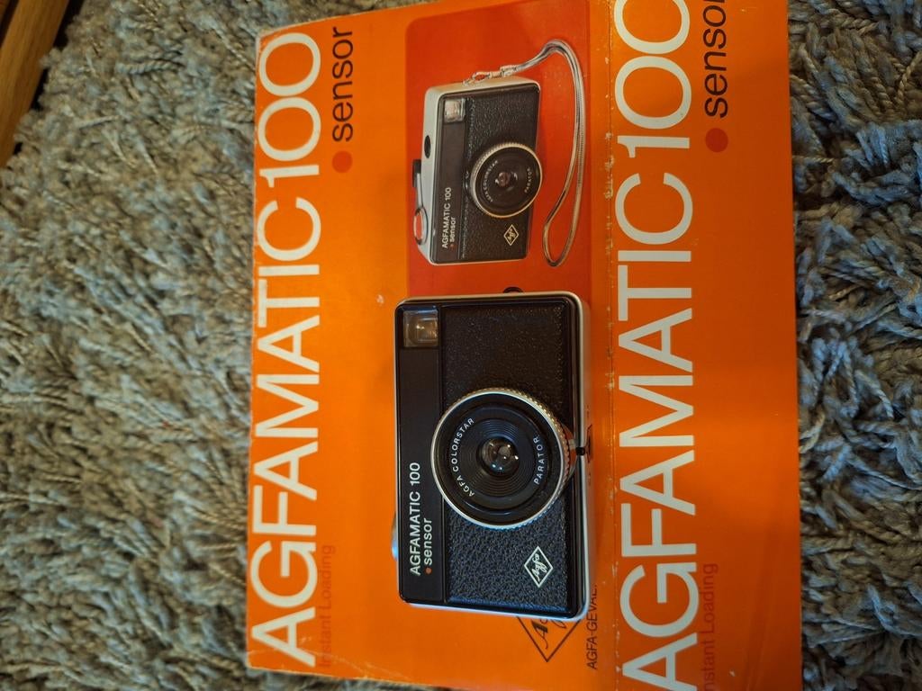 Agfamatic 100 sensor vintage camera, Ophalen of Verzenden, Zo goed als nieuw