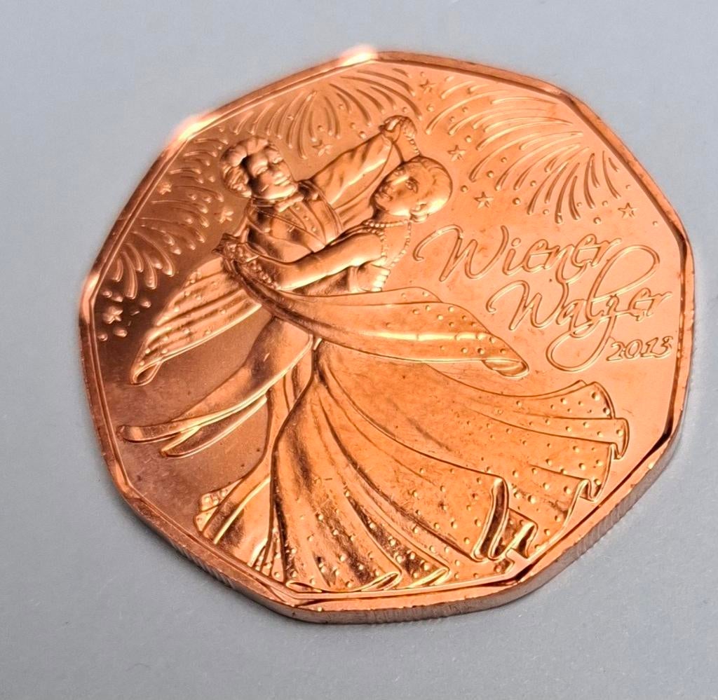 5 Euros Autriche 2013. Viennese Waltz, Timbres & Monnaies, Monnaies | Europe | Monnaies euro, Enlèvement ou Envoi, Autriche, 5 euros