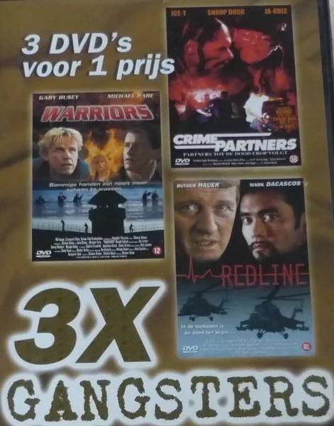 Crime Partners DVD Box 3 Films Action B-Movie PAL, Verzenden, Zo goed als nieuw