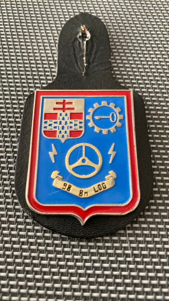 Borstzakhanger 98 bataljon logistiek, Verzamelen, Militaria | Algemeen, Verzenden, Landmacht, Embleem of Badge