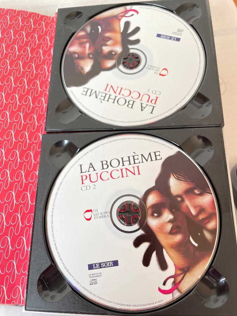 CD Opéra La Bohème Puccini, Du modernisme à nos jours, Enlèvement ou Envoi, Autres formats, Comme neuf