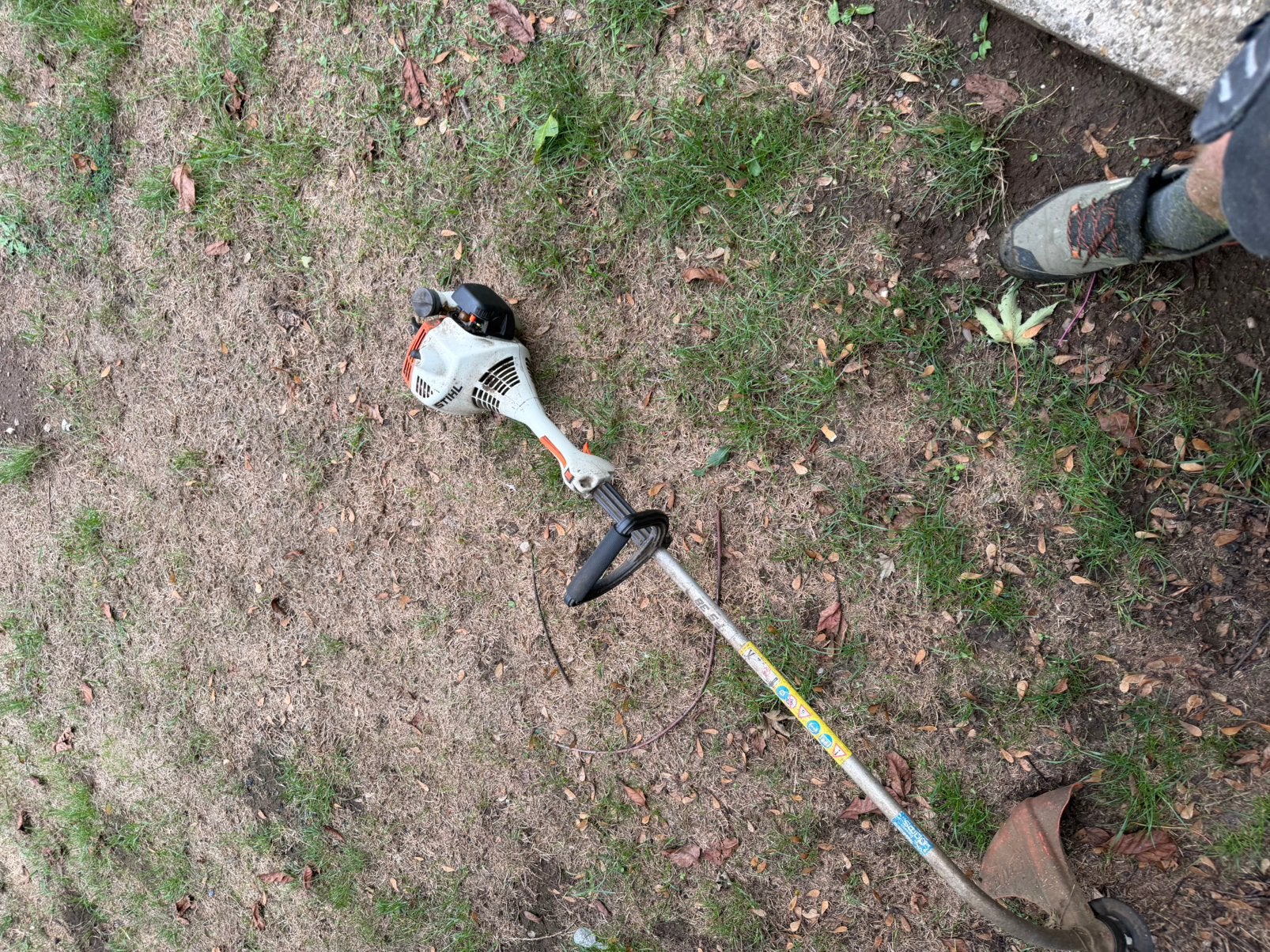 Kantenmaaier stihl fs38, Tuin en Terras, Ophalen, Gebruikt, 10 tot 30 cm, Benzine