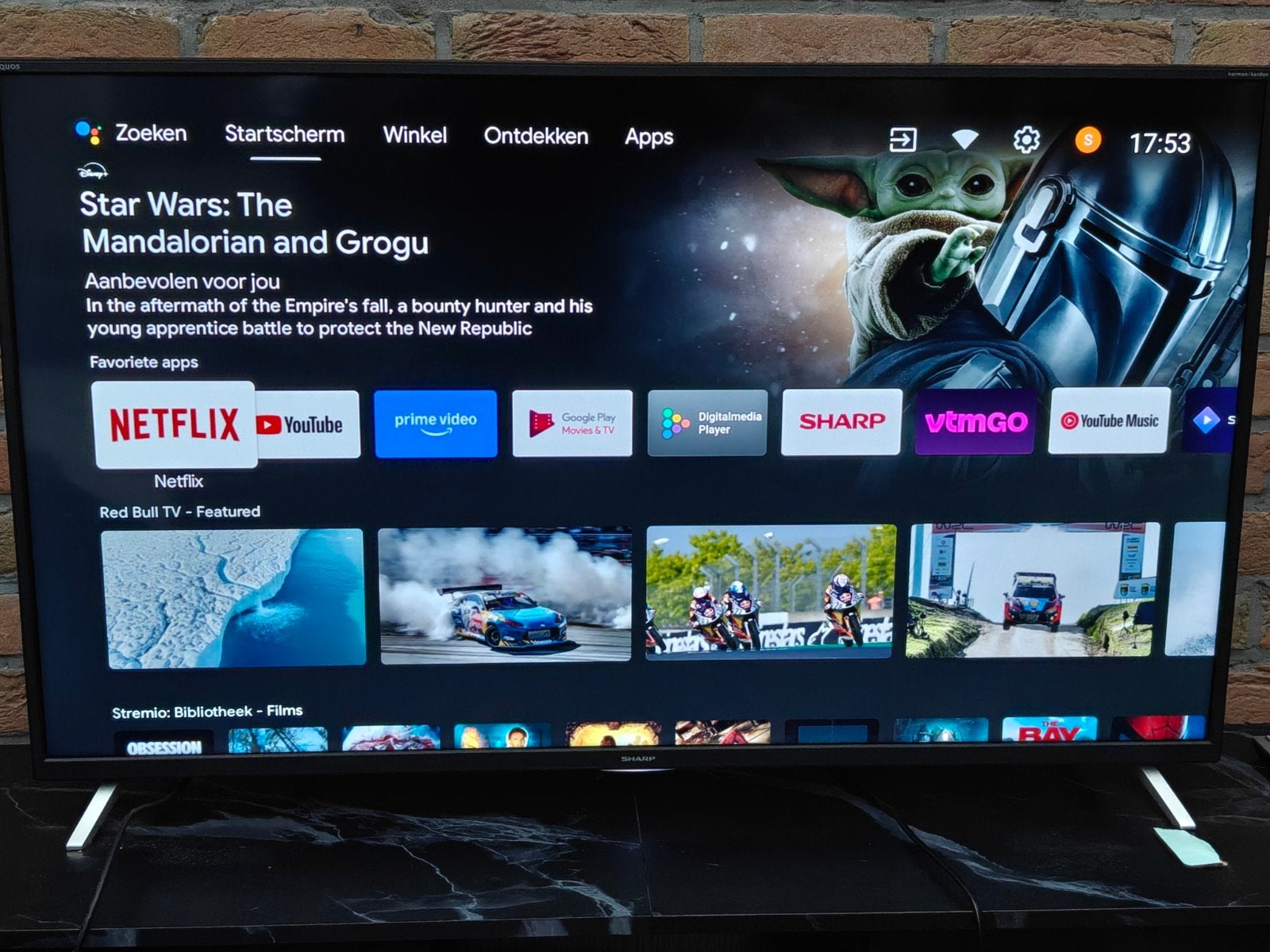 android tv sharp perfecte staat, TV, Hi-fi & Vidéo, LED, 50 Hz, Comme neuf, Enlèvement
