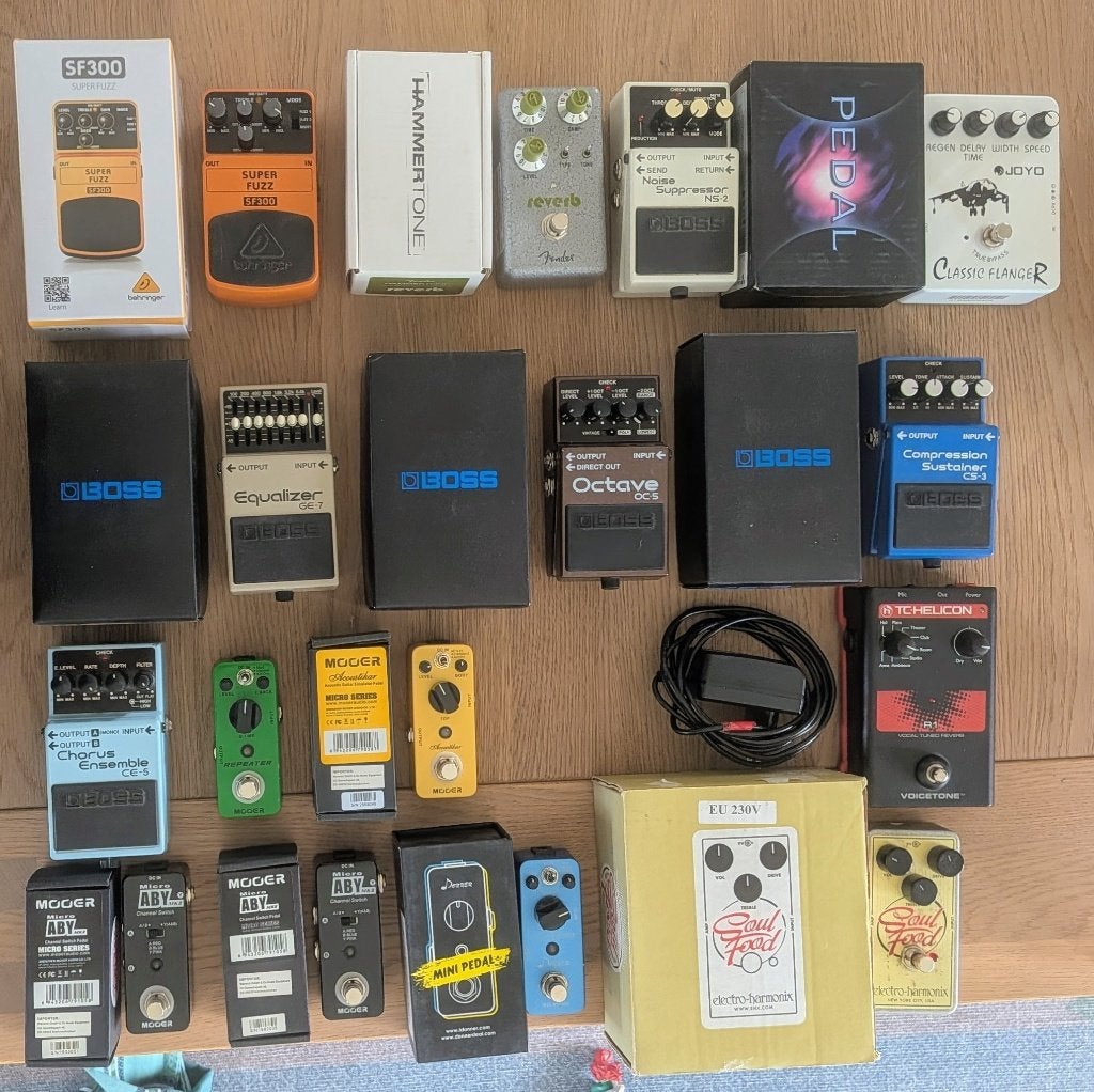 effectpedalen (Boss CS-3, OC-5, GE-7, EHX, Fender en meer), Ophalen of Verzenden, Gebruikt, Delay of Echo