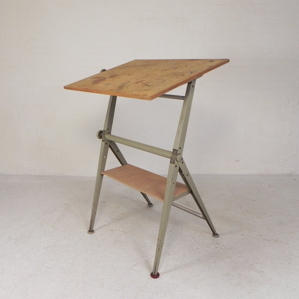 Tekentafel Reply Friso Kramer voor Ahrend de Cirkel, 1959, Ophalen of Verzenden