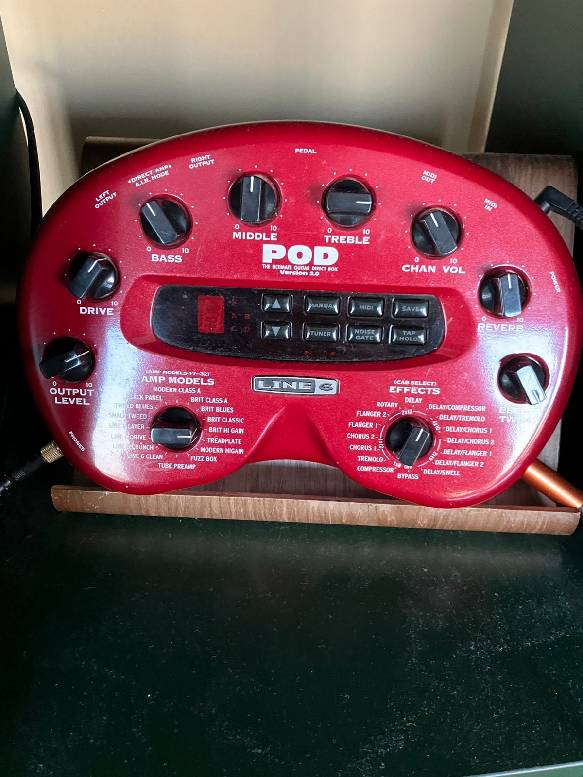 Line 6 POD 2.0, Musique & Instruments, Effets, Enlèvement ou Envoi, Comme neuf, Multi-effet