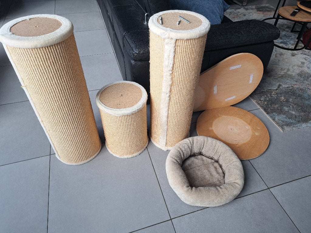 Krabpaal onderdelen, Dieren en Toebehoren, Ophalen, Gebruikt, Krabpaal
