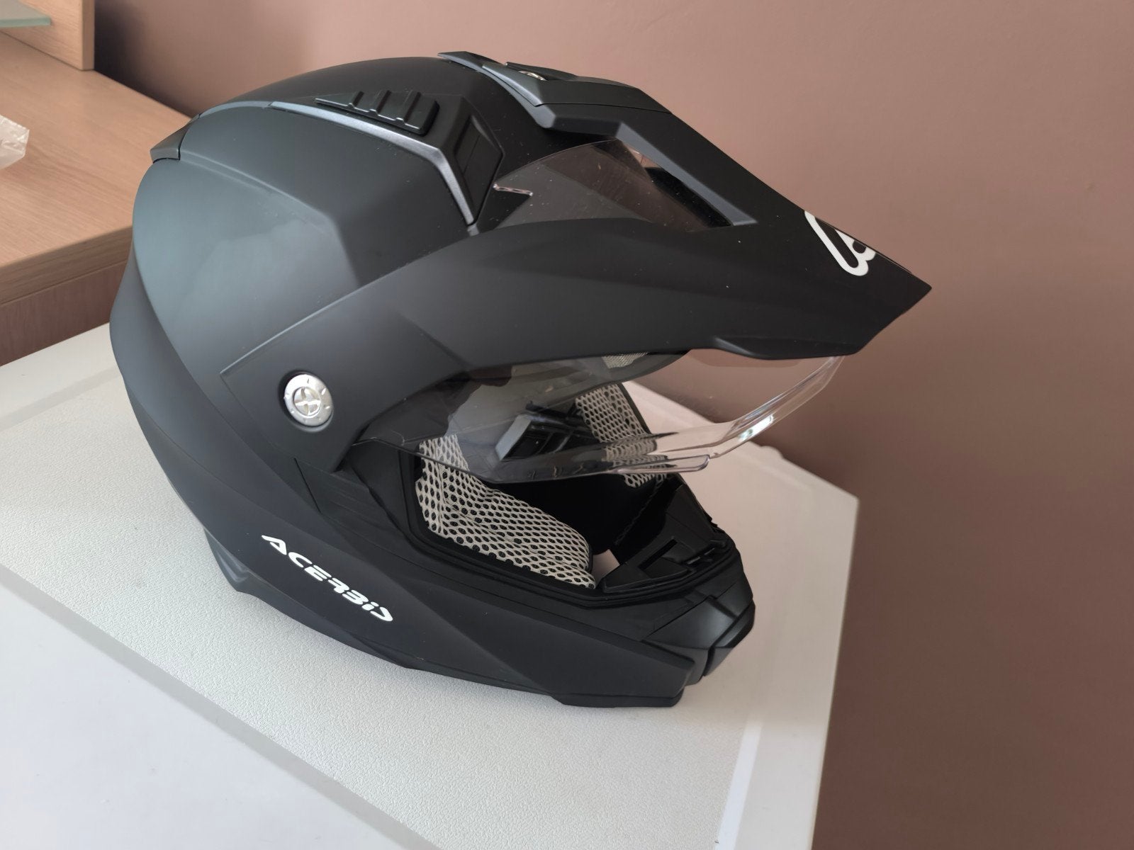 Casque cross Acerbis helmet flip FS-606 Super état, Ophalen, M