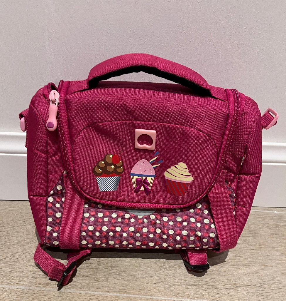Kleuterboekentasje cupcakes Delsey, Enlèvement, Comme neuf, Sac à dos