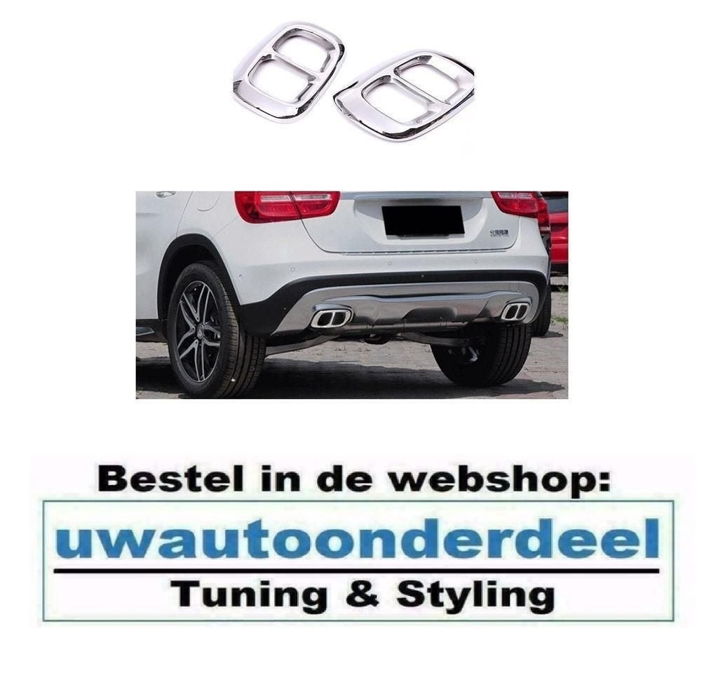 AMG Look Black uitlaat trim tip Voor Mercedes GLA X115, Verzenden