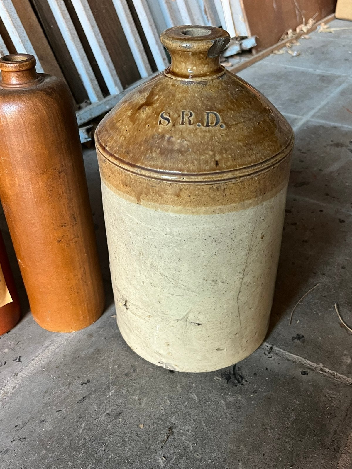 Jarre à rhum britannique 1ere guerre mondiale SRD, Ophalen of Verzenden, Zo goed als nieuw